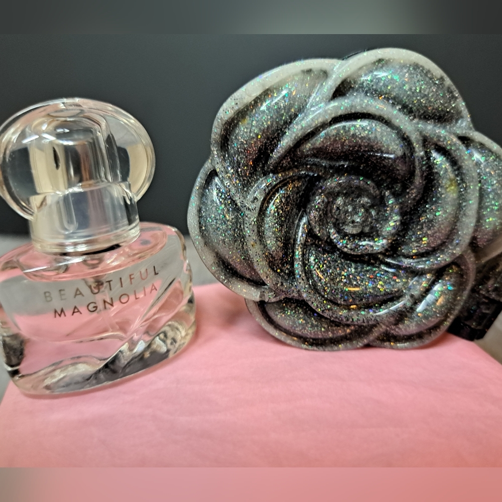 Estee Lauder Perfume & Rose Mirror Bundle